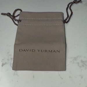 David Yurman Tan Jewelry Pouch